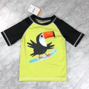 NWT BOY TROPICAL RASHGUARD 2T